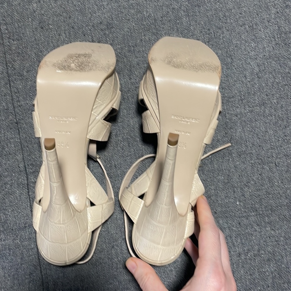 YSL Tribute croc embossed, 38.5 - Picture 6 of 14